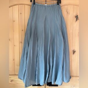 CP Shades Lily Cotton Silk Maxi Skirt